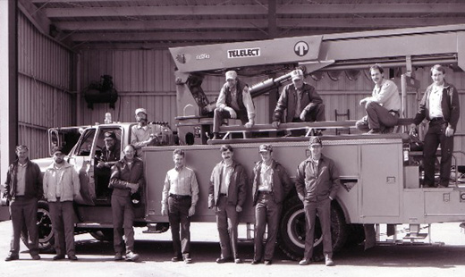 NRLP line crew 1988