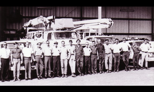 Line crew 1960s Line crew 1960s