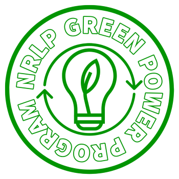 NRLP Green Power Program logo Reduce your carbon footprint for as little as $5 a month